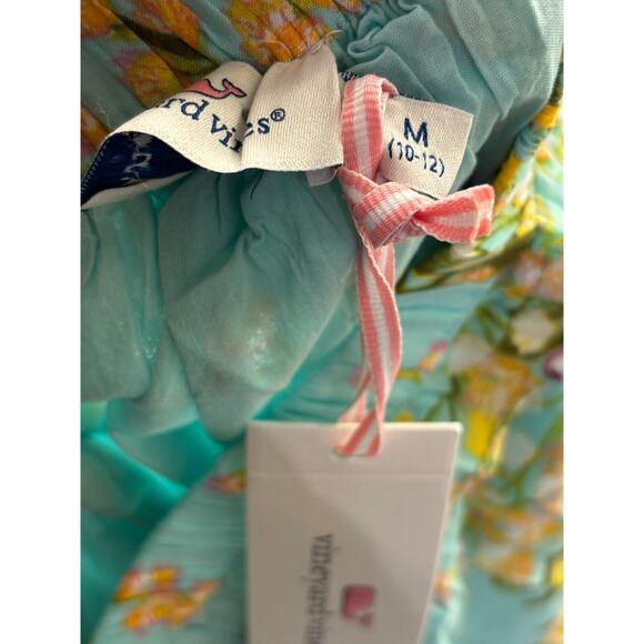 Janie and Jack Mimosa Floral Aqua Tiered Skirt NWT Size 10/12 - Picture 2 of 3